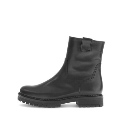 Sportliche Stiefelette schwarz