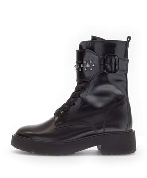 Sportliche Stiefelette schwarz