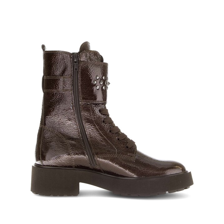 Schnürstiefelette braun #1