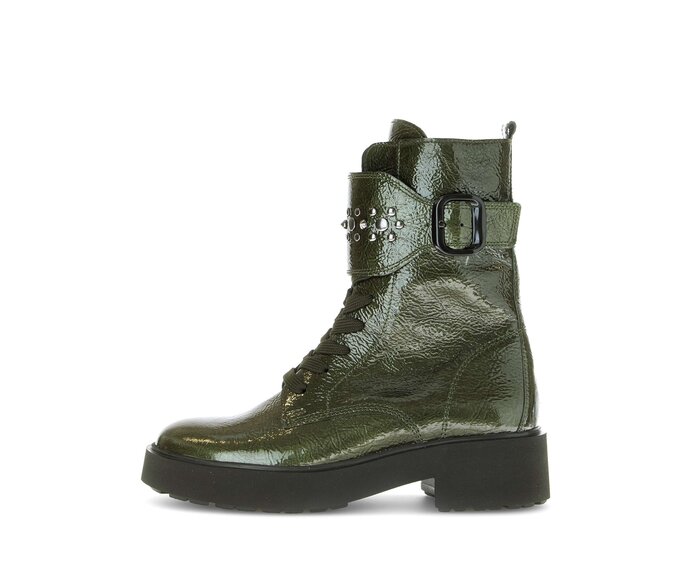 Sportliche Stiefelette grün #0
