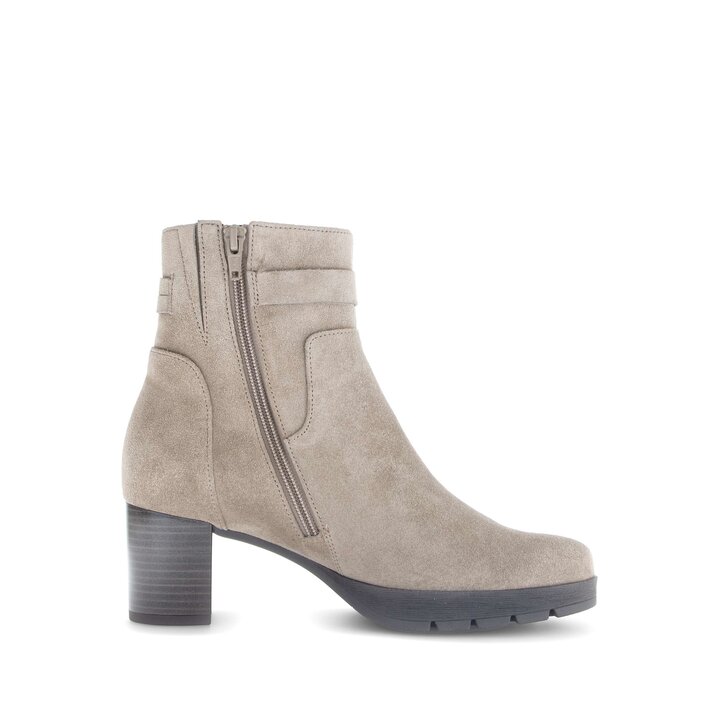 Stivaletto con plateau beige #1