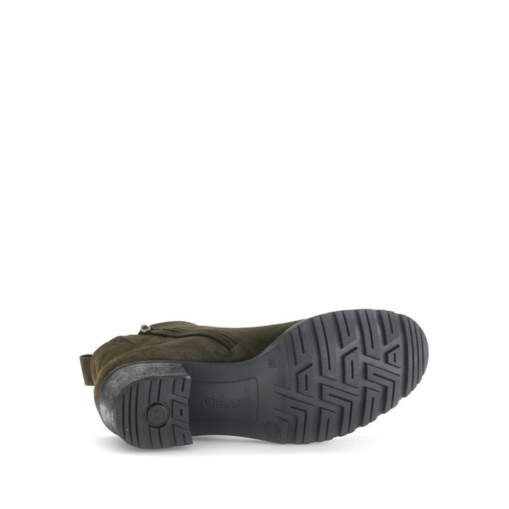 Sportliche Stiefelette grün #4
