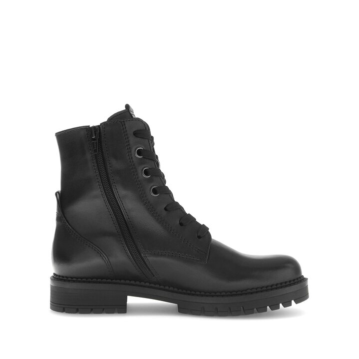 Schnürstiefelette schwarz #1