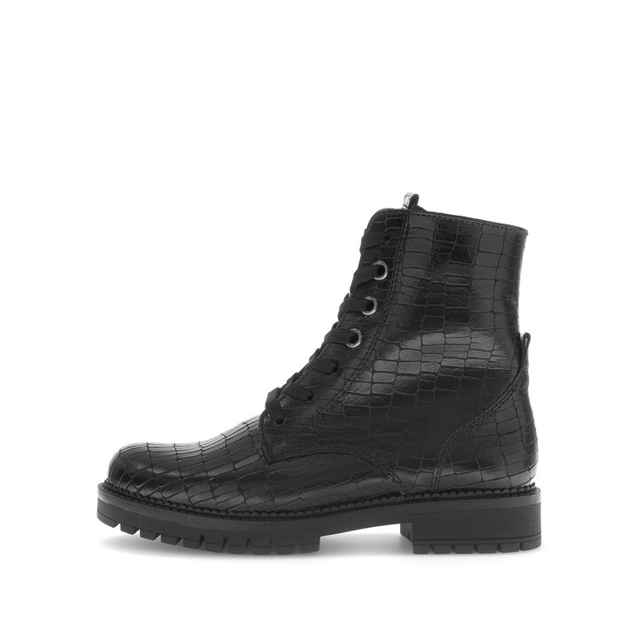 Stivaletto stringato nero #0