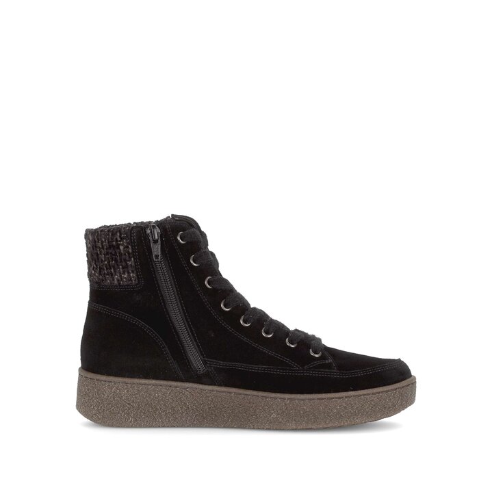 Schnürstiefelette schwarz #1