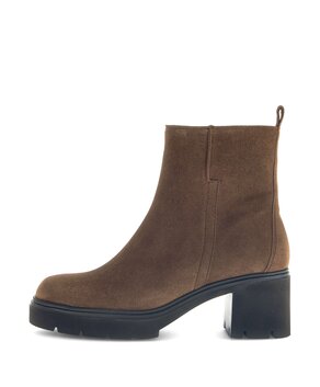 Stivaletto con plateau marrone
