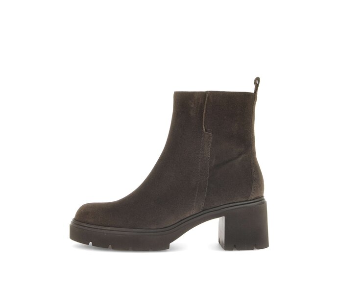 Bottine plateau marron #0
