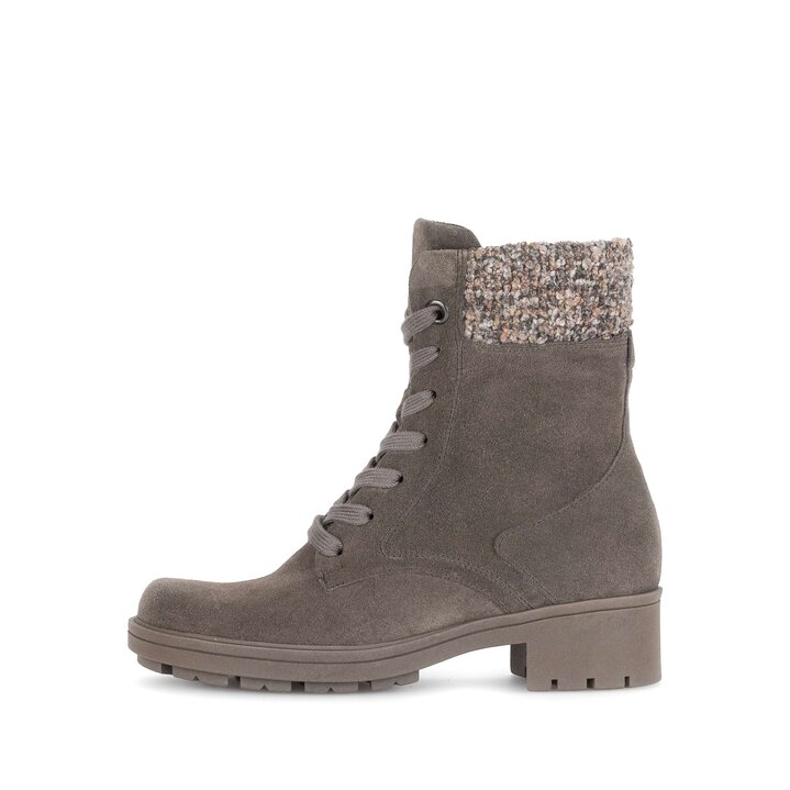 Bottine à lacets marron #0