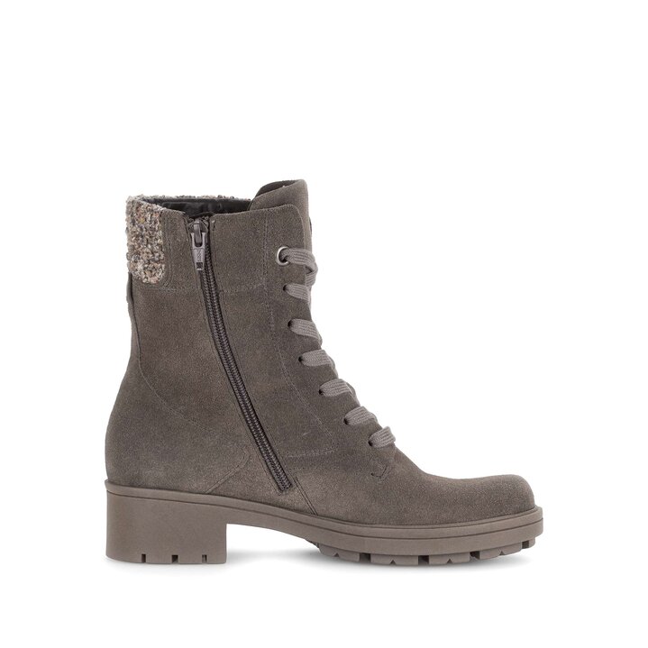 Bottine à lacets marron #1