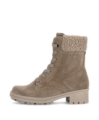 Schnürstiefelette braun