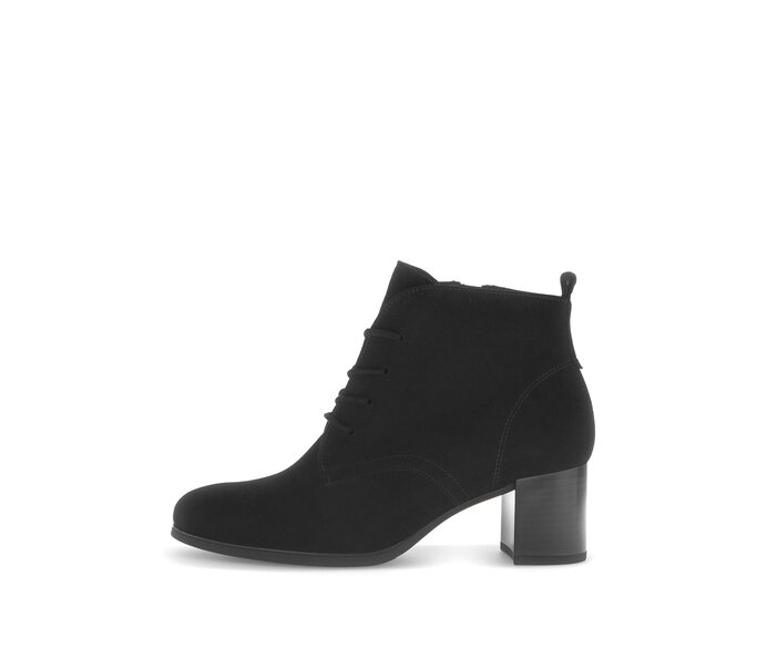 Schnürstiefelette schwarz #0