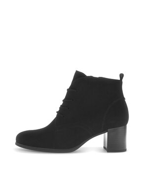Schnürstiefelette schwarz