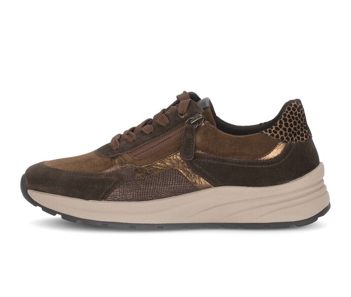 Lage sneaker bruin #0