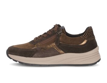 Lage sneaker bruin