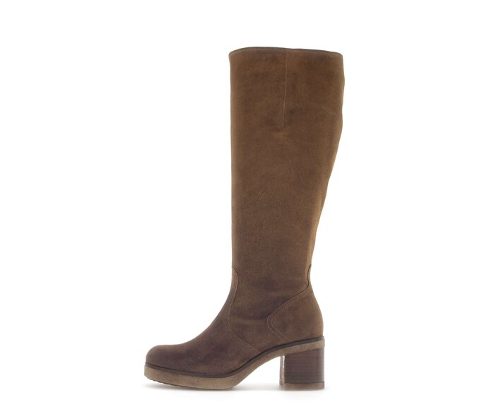 Stivali con plateau marrone #0