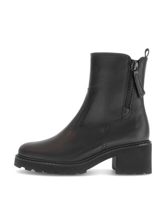 Stivaletto con plateau nero