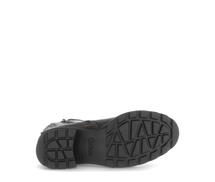 Stivaletto con plateau nero #4 Stivaletto con plateau nero #4