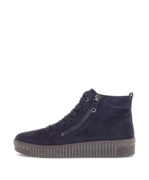 Hoge sneaker blauw