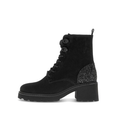 Stivaletto stringato nero