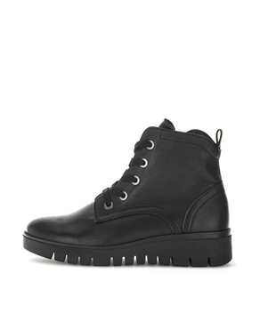 Sportliche Stiefelette schwarz