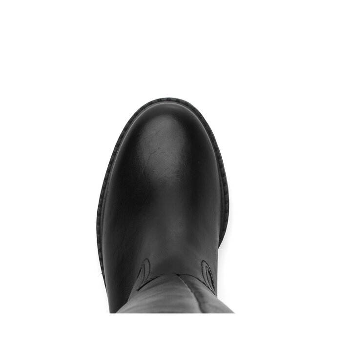 Laarzen op plateauzool zwart #5