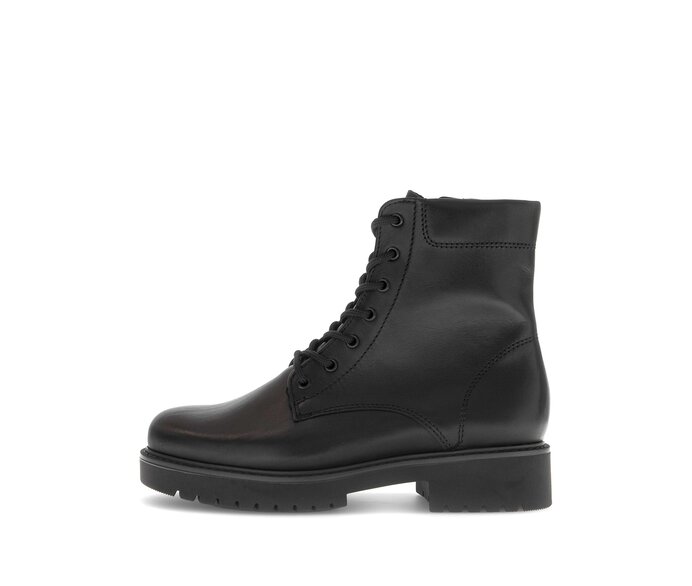 Sportliche Stiefelette schwarz #0