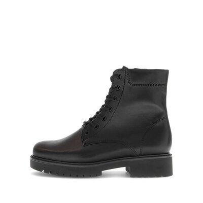 Schnürstiefelette schwarz