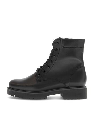 Schnürstiefelette schwarz