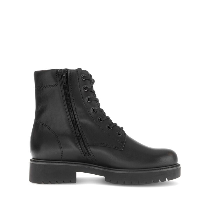 Schnürstiefelette schwarz #1