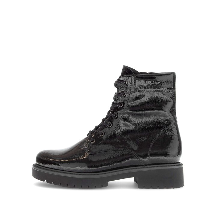 Snörstövletter svart #0