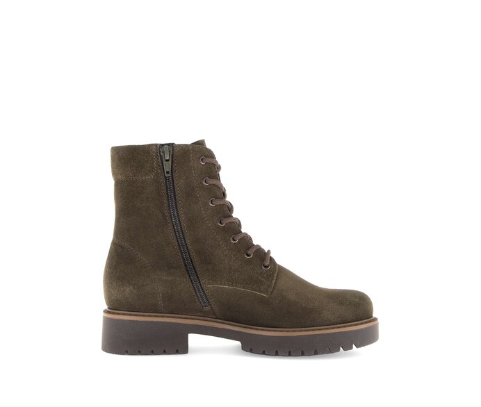 Enkellaarsjes met veter groen #1 Enkellaarsjes met veter groen #1