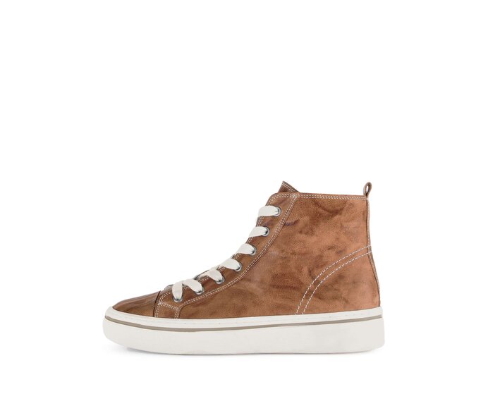 Hoge sneaker bruin #0