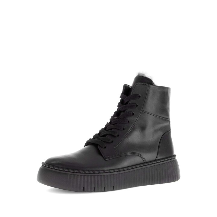 Bottine plateau noir #2