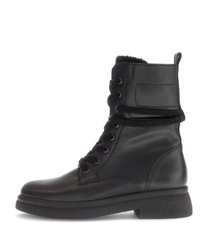 Schnürstiefelette schwarz
