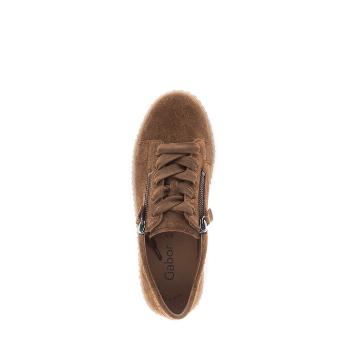 Lage sneaker bruin #5