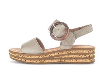 Plateau Sandale grün