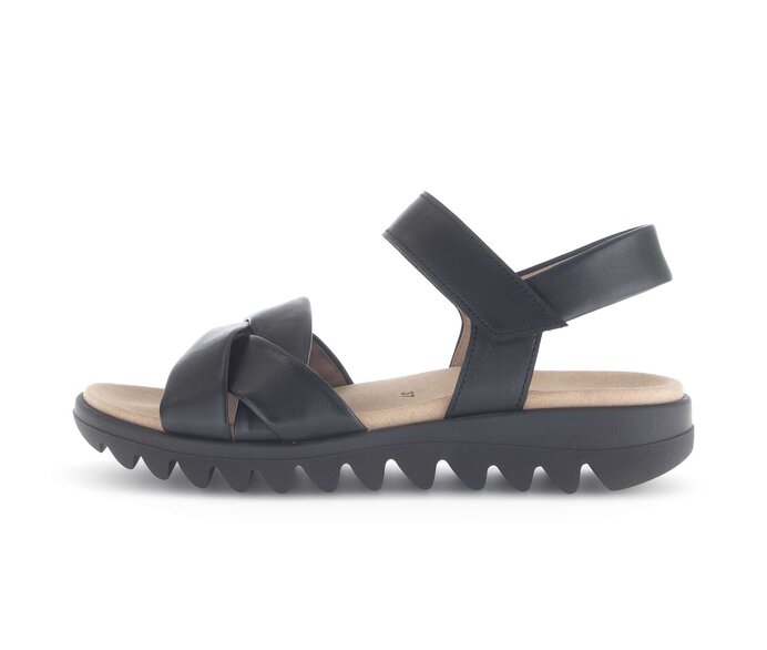Plateau Sandale schwarz #0