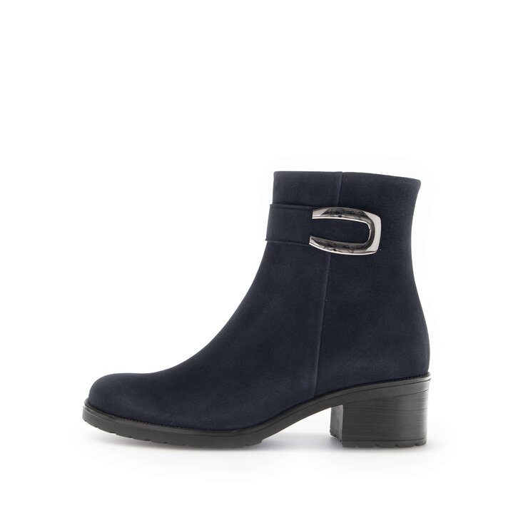 Elegante Stiefelette Blau #0