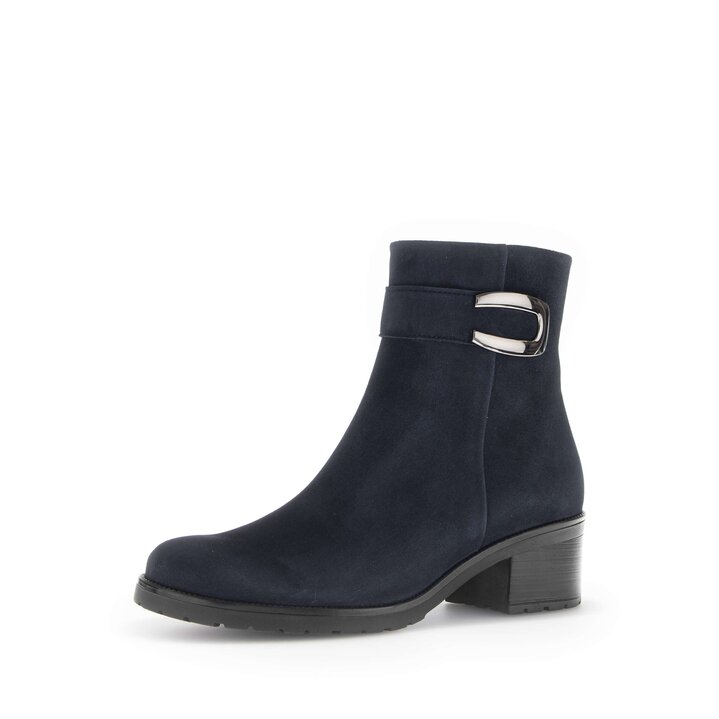 Elegante Stiefelette Blau #2