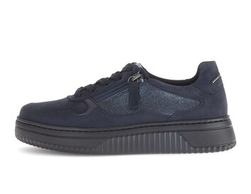 Lage sneaker blauw