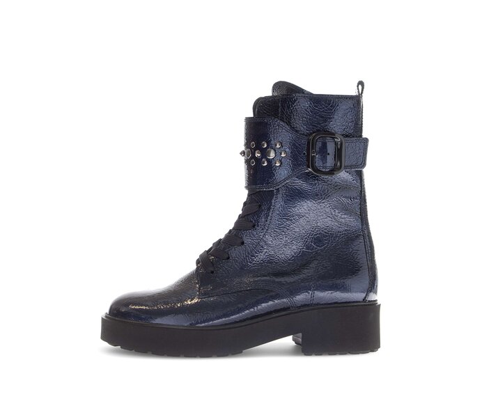 Sportliche Stiefelette blau #0