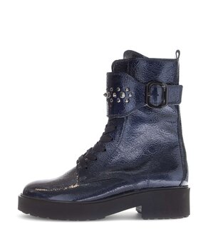 Sportliche Stiefelette blau