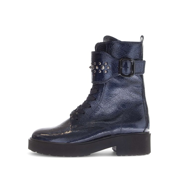 Schnürstiefelette blau #0