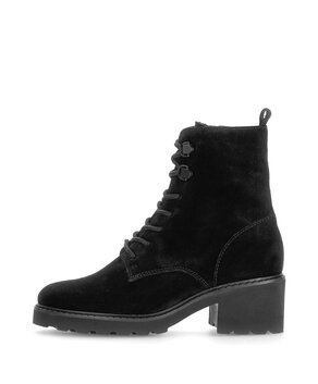 Schnürstiefelette schwarz