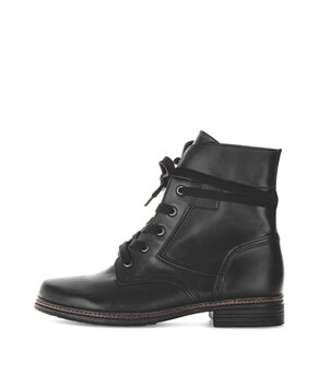 Schnürstiefelette schwarz