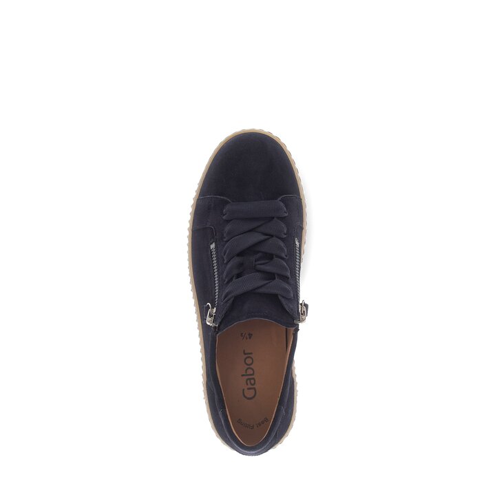 Lage sneaker blauw #5