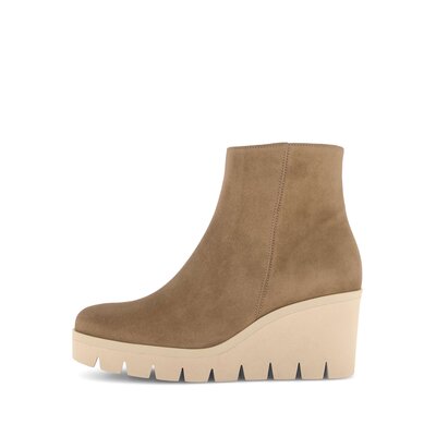 Platåstövletter brun