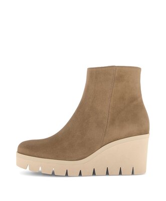 Stivaletto con plateau marrone