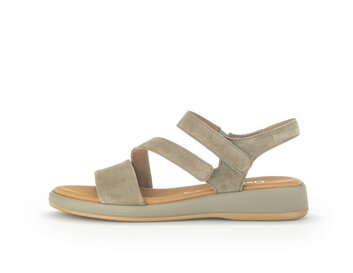 Riemchensandale grün