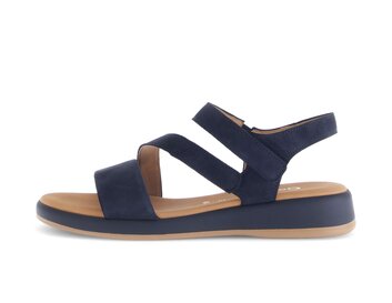 Riemchensandale blau